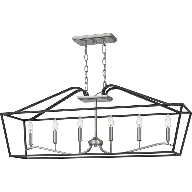 cta642mbk - linear chandelier Matte Black - www.donslighthouse.ca