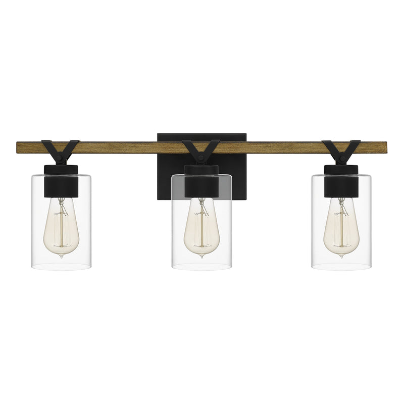 Devon Court - Bath 3 lights matte black - DEVN8624MBK