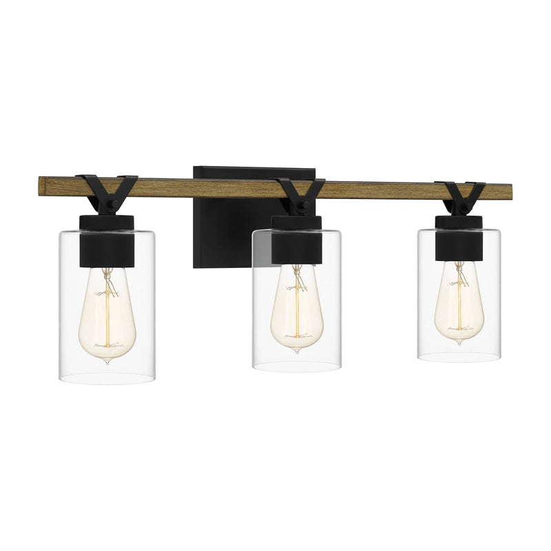 Devon Court - Bath 3 lights matte black - DEVN8624MBK
