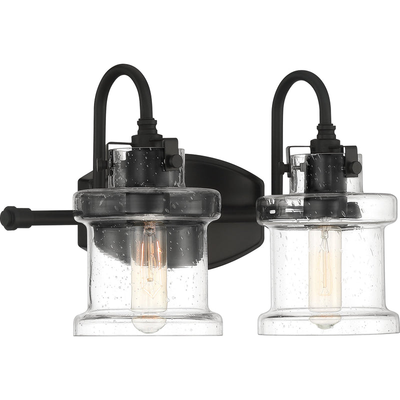 Danbury - Bath 2 light earth black - DNY8602EK