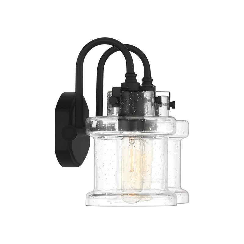 Danbury - Bath 2 light earth black - DNY8602EK