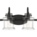 Danbury - Bath 2 light earth black - DNY8602EK