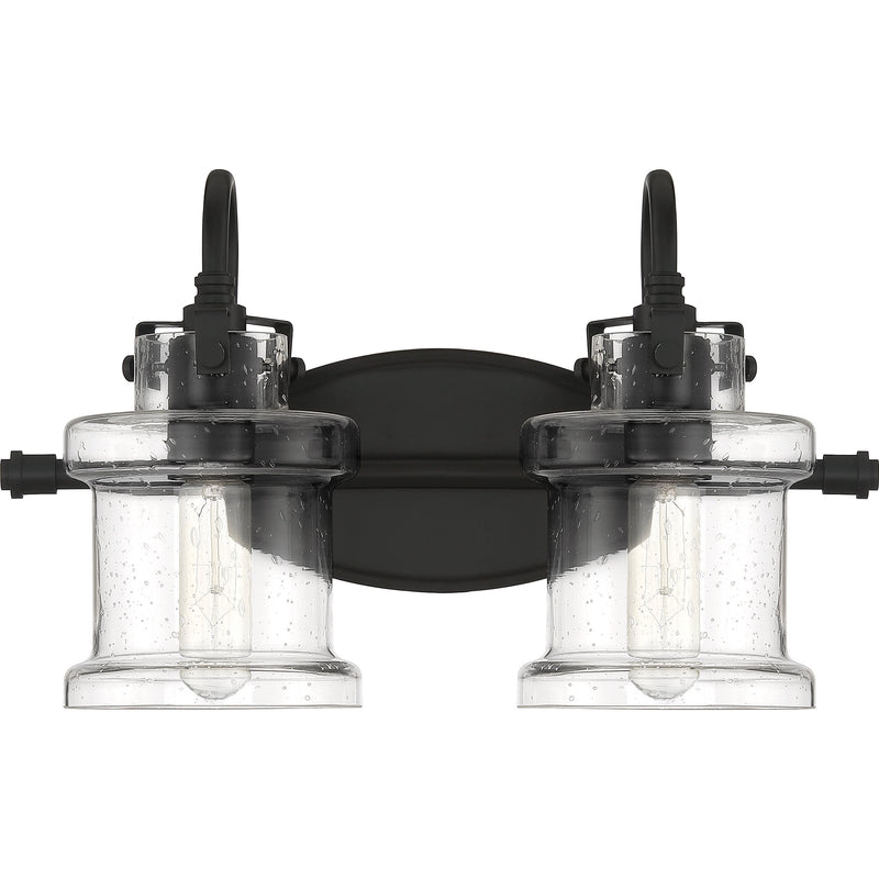 Danbury - Bath 2 light earth black - DNY8602EK