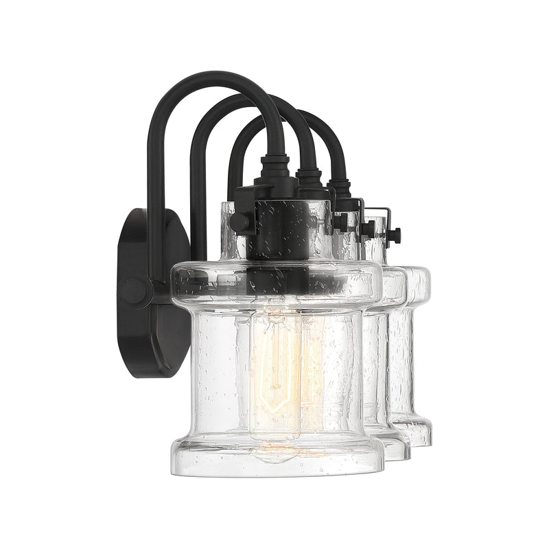 Danbury - Bath 3 light earth black - DNY8603EK