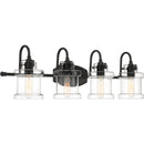 Danbury - Bath 4 light earth black - DNY8604EK