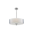 dvp14508ch-ssop - pendant Chrome with Silk Screened Opal Glass - www.donslighthouse.ca