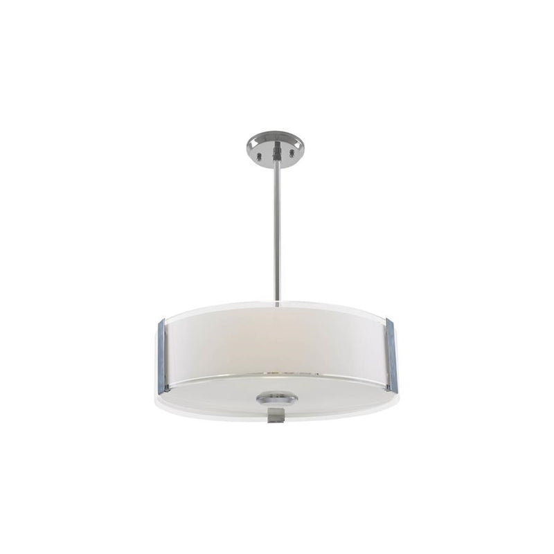 dvp14508ch-ssop - pendant Chrome with Silk Screened Opal Glass - www.donslighthouse.ca