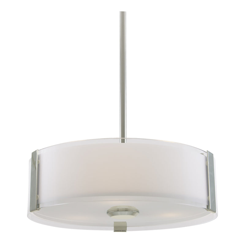 dvp14508sn-ssop - pendant Satin Nickel with Silk Screened Opal Glass - www.donslighthouse.ca