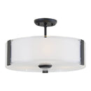 dvp14511gr-ssop - semi flush Graphite with Silk Screened Opal Glass - www.donslighthouse.ca