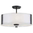 dvp14512gr-ssop - semi flush Graphite with Silk Screened Opal Glass - www.donslighthouse.ca