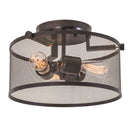 dvp15711gr-n - semi flush Graphite Net - www.donslighthouse.ca