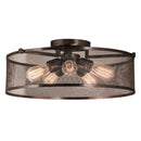 dvp15718gr-n - semi flush Graphite Net - www.donslighthouse.ca