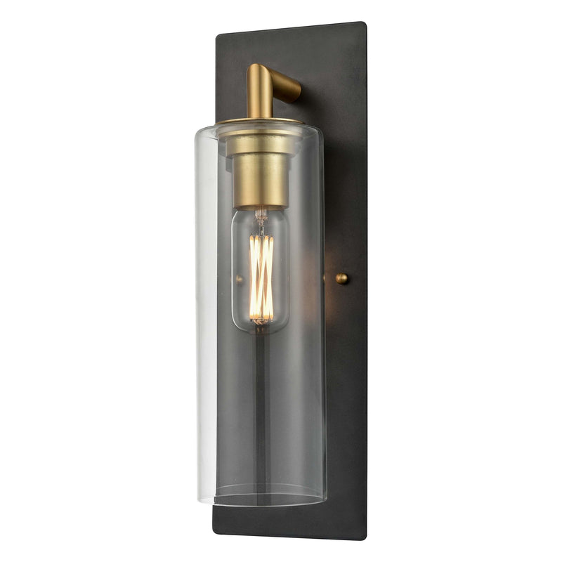 dvp24772br_gr-cl - wall light Brass and Graphite with Clear Glass - www.donslighthouse.ca