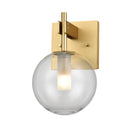 dvp27001vbr-cl - wall light Venetian Brass with Clear Glass - www.donslighthouse.ca