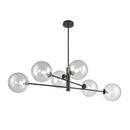 dvp27002gr-cl - linear chandelier Graphite with Clear Glass - www.donslighthouse.ca