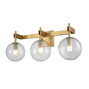 dvp27043vbr-cl - vanity 3 light Venetian Brass with Clear Glass - www.donslighthouse.ca