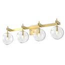 dvp27044vbr-cl - vanity 4 light Venetian Brass with Clear Glass - www.donslighthouse.ca