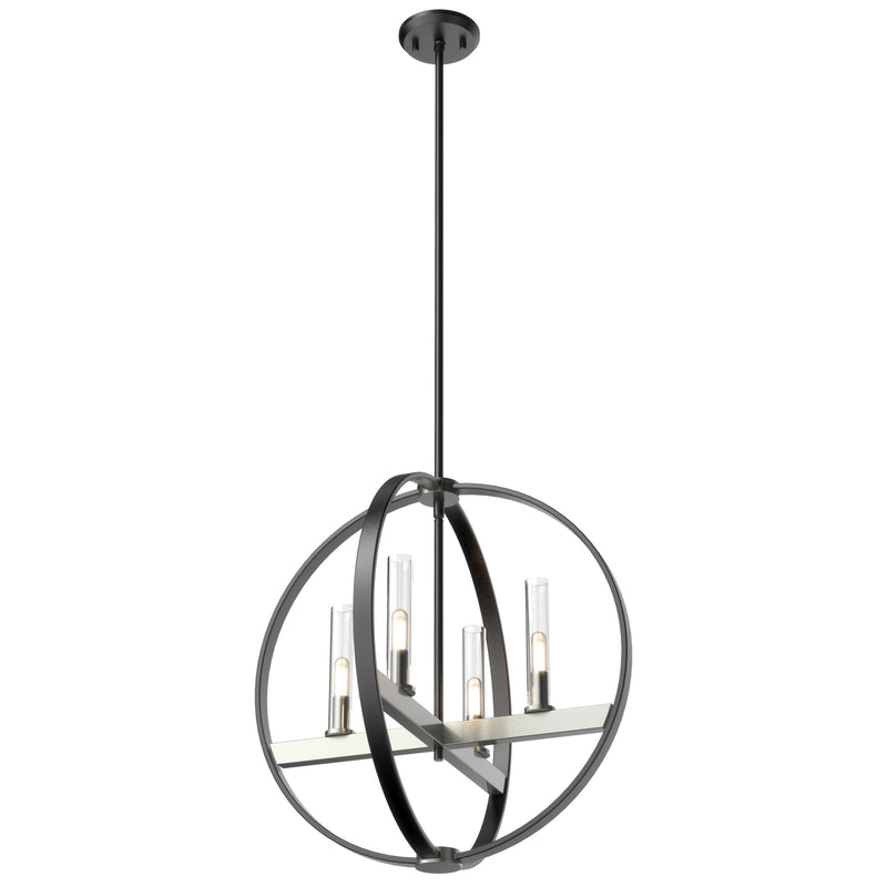 dvp28849sn-gr-cl - pendant Satin Nickel and Graphite with Clear Glass - www.donslighthouse.ca