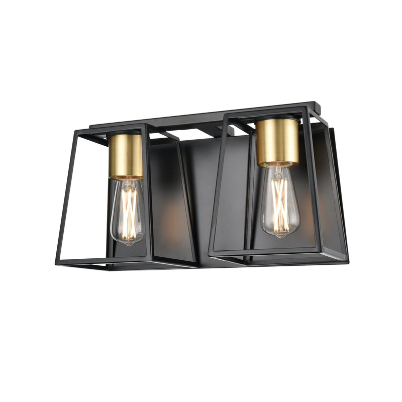 dvp29022mf_eb - vanity 2 light Multiple Finishes and Ebony - www.donslighthouse.ca