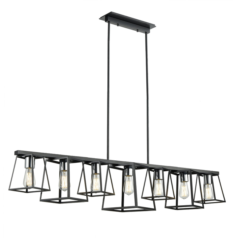 dvp29041mf_eb - linear chandelier Multiple Finishes and Ebony - www.donslighthouse.ca