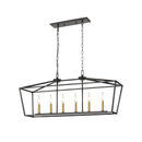 dvp30102mf_gr - linear chandelier Multiple Finishes and Graphite - www.donslighthouse.ca