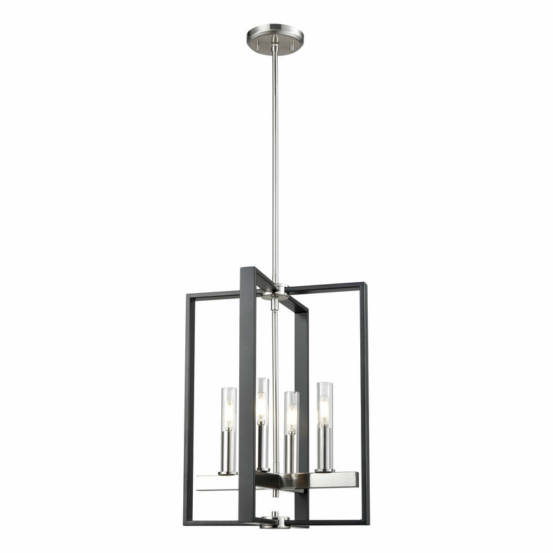 dvp30248sn_gr-cl - pendant Satin Nickel and Graphite with Clear Glass - www.donslighthouse.ca