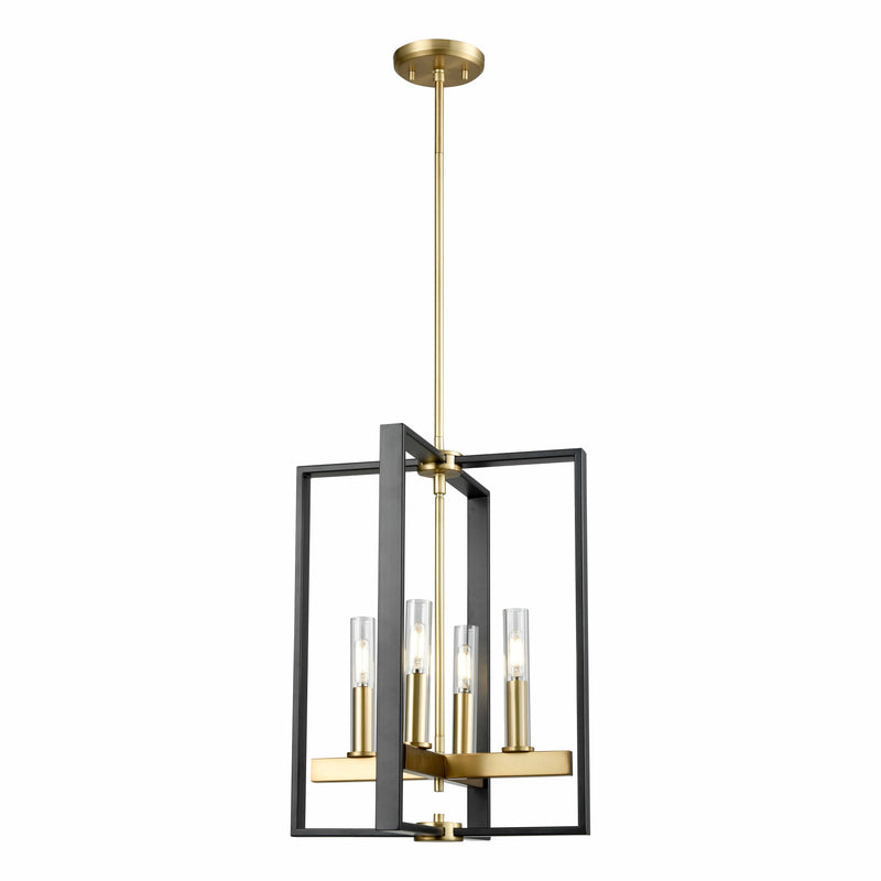 dvp30248vbr_gr-cl - pendant Venetian Brass and Graphite with Clear Glass - www.donslighthouse.ca