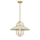 dvp31005mw_vbr - pendant Matte White and Venetian Brass - www.donslighthouse.ca