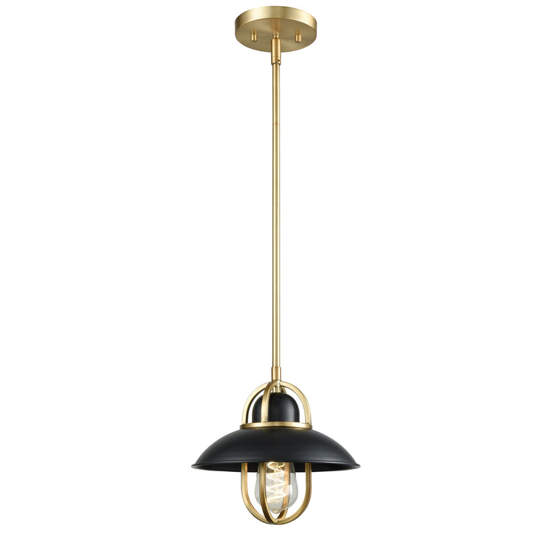 dvp31021gr_vbr - mini pendant Graphite and Venetian Brass - www.donslighthouse.ca