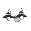 dvp31022gr_sn - vanity 2 light Graphite and Satin Nickel - www.donslighthouse.ca