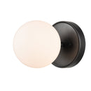 dvp34501gr-op - wall light Graphite with Half Opal Glass - www.donslighthouse.ca