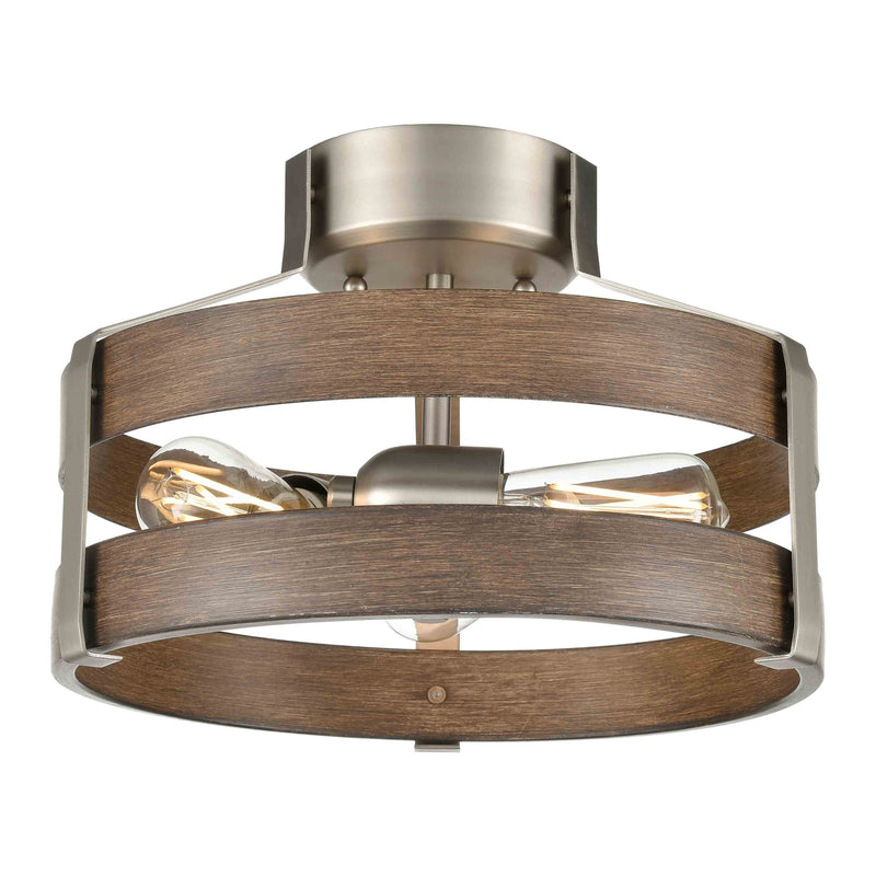 dvp41811bn_baw - semi flush Buffed Nickel and Barnwood On Metal - www.donslighthouse.ca
