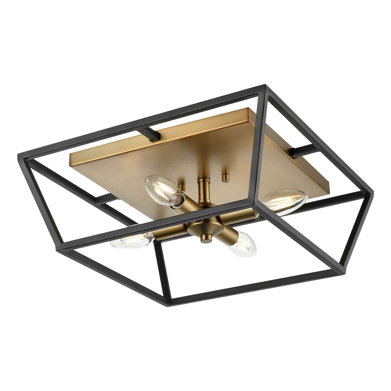 dvp43811br_gr - flush mount Brass and Graphite - www.donslighthouse.ca