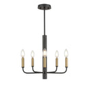 dvp44025mf_gr - chandelier Multiple Finishes and Graphite - www.donslighthouse.ca