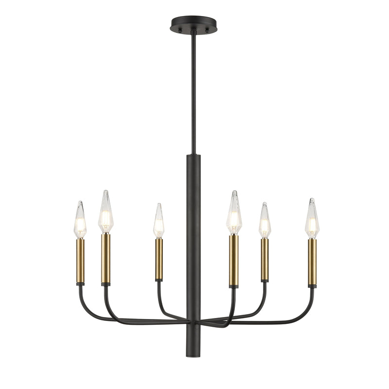 dvp44026mf_gr - chandelier Multiple Finishes and Graphite - www.donslighthouse.ca