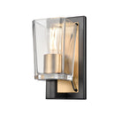dvp46901br_gr-cl - wall light Brass and Graphite with Clear Glass - www.donslighthouse.ca
