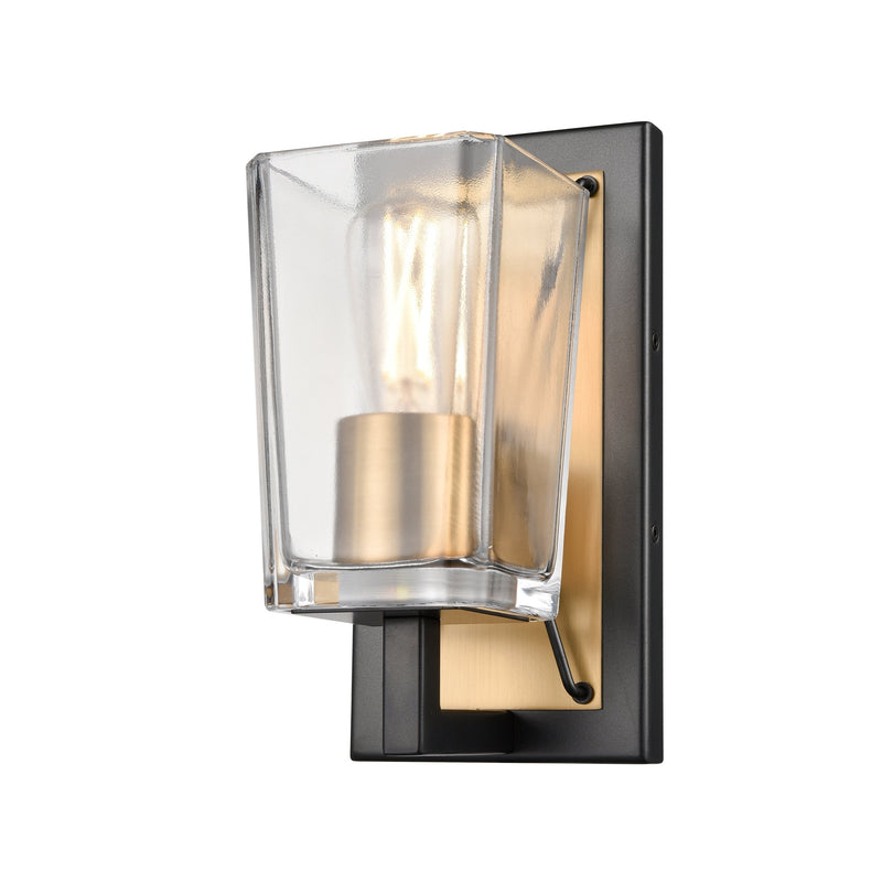 dvp46901br_gr-cl - wall light Brass and Graphite with Clear Glass - www.donslighthouse.ca