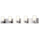 dvp9055ch-op - vanity 5 light Chrome with Half Opal Glass - www.donslighthouse.ca