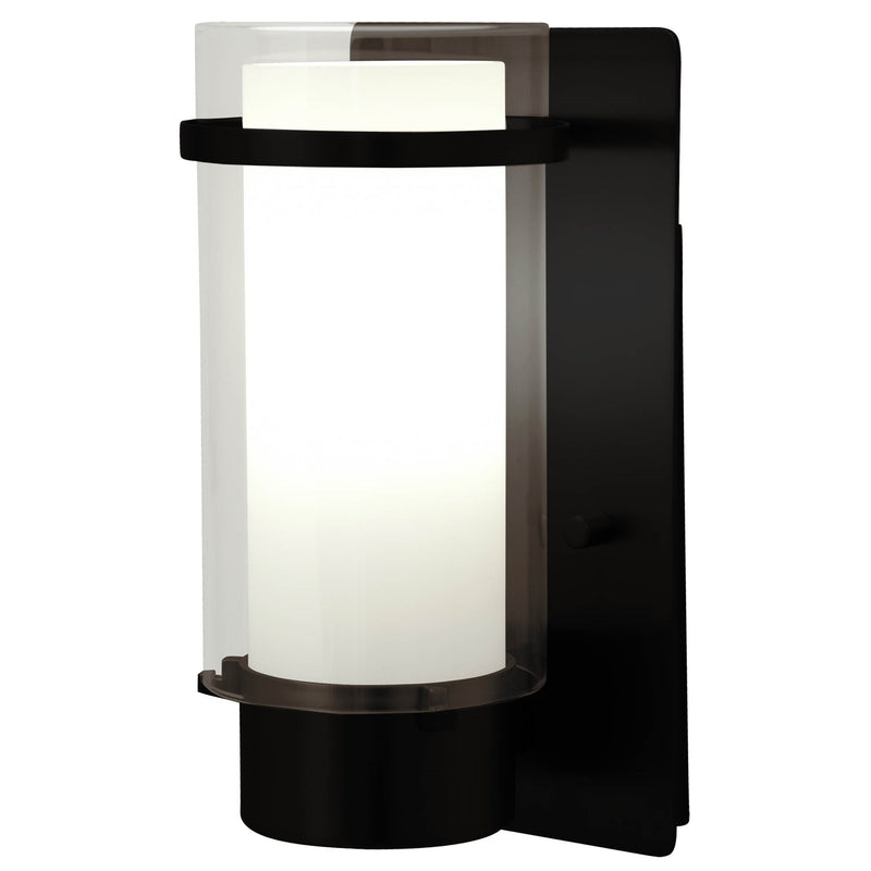 dvp9062gr-op - wall light Graphite with Half Opal Glass - www.donslighthouse.ca