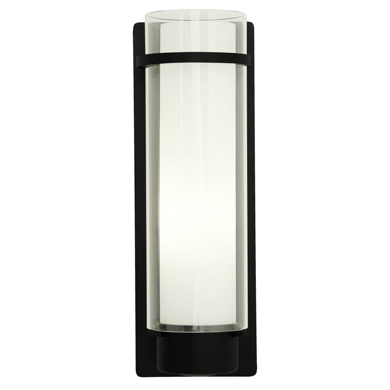 dvp9063gr-op - wall light Graphite with Half Opal Glass - www.donslighthouse.ca