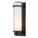 dvp9073hb-op - outdoor wall Hammered Black with Half Opal Glass - www.donslighthouse.ca