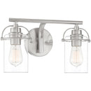 Emerson - Bath 2 light brushed nickel - EMR8602BN