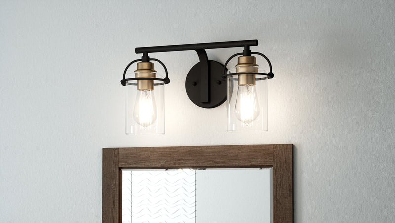 Emerson - Bath 2 light matte black - EMR8602MBK