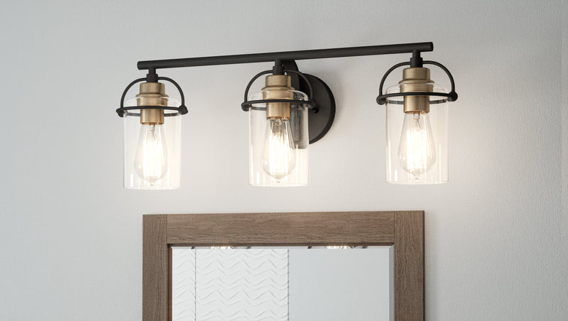 Emerson - Bath 3 light matte black - EMR8603MBK