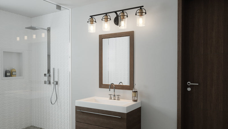 Emerson - Bath 4 light matte black - EMR8604MBK