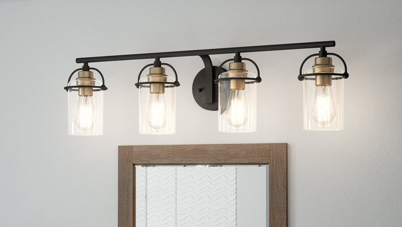Emerson - Bath 4 light matte black - EMR8604MBK