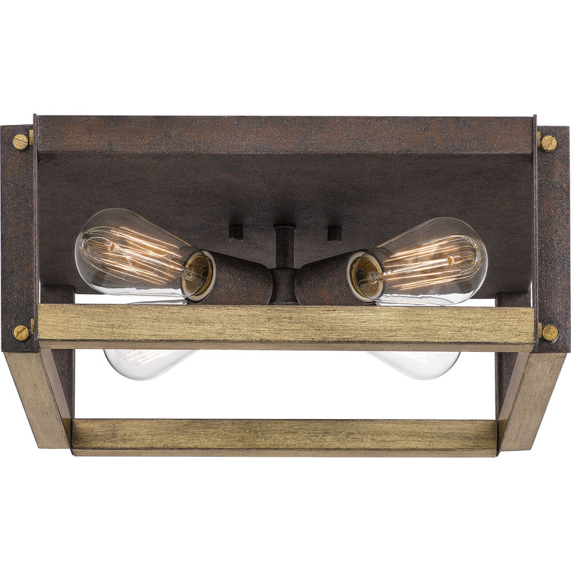 Finn - Flush mount 4 light rustic black - FNN1615RK