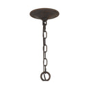 Fusion - Pendant 6 light rustic black - FSN3525RK