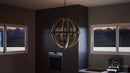 Fusion - Pendant 6 light rustic black - FSN3525RK