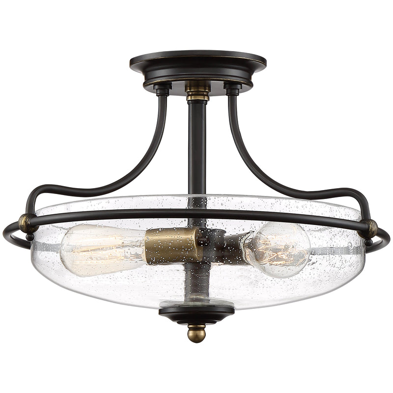 gfc1717pn - semi flush Palladian Bronze - www.donslighthouse.ca